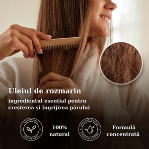 Set de 2 uleiuri esențiale de rozmarin 100% PUR + Pipeta CADOU