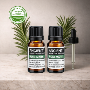 Set de 2 uleiuri esențiale de rozmarin 100% PUR + Pipeta CADOU