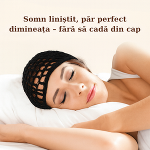 Plasă de Păr pentru Somn – Păr Drept și Mătăsos