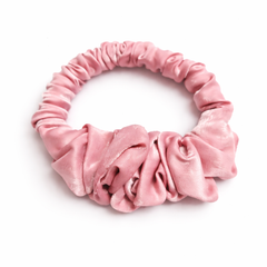 Mini Scrunchie Satinat cu dublă functie de ondulare