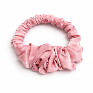 Mini Scrunchie Satinat cu dublă functie de ondulare