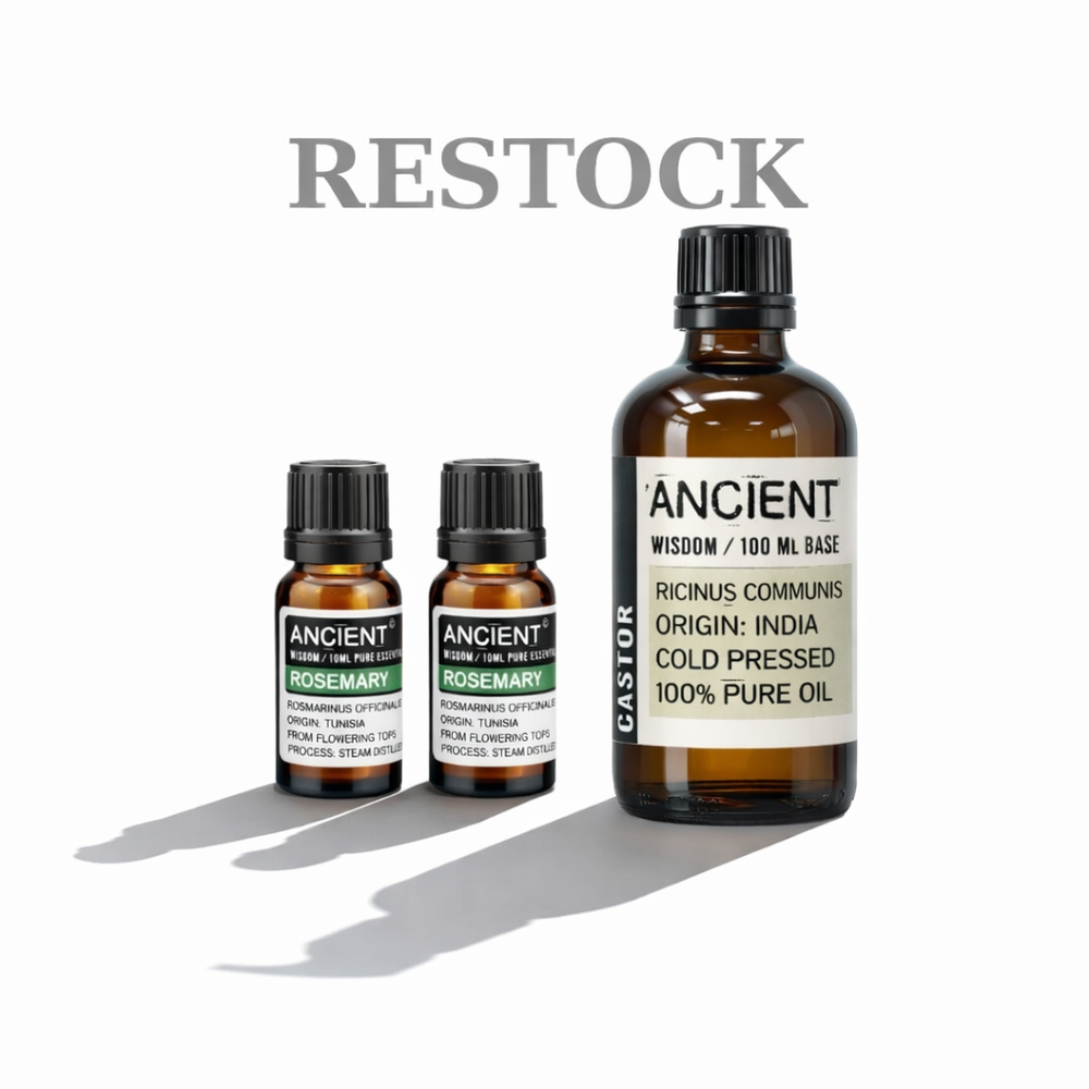 Pachet Promo Restock- Set 2 sticlute ulei Rozmarin + Ulei Ricin