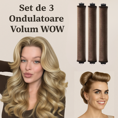 Set de 3 ondulatoare WOW fără căldură