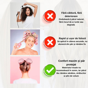 Set de 3 ondulatoare + saculeti de protectie