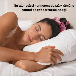 Mini Scrunchie Satinat cu dublă functie de ondulare
